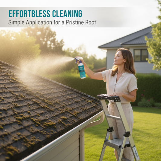 🤩Limited Buy 2,Get 1 Free!🌧️Multi-Surface Roof Moss & Algae Cleaner Spray 🏠✨