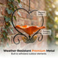 💖🐦 Heart-Shaped Bird Feeder – Floral, Hanging,Perfect for Backyard or Balcony 🏡💕🌼🎀