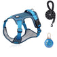 🐕 50% OFF! 🔦 Tug-free dog harness with lead & LED collar – relieves pressure, soft nylon & perfect for night-time walks and training 🌙