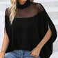 🌞Summer Hot Sale-60% Off!!🌿Women's Casual High-neck Batwing Blouse
