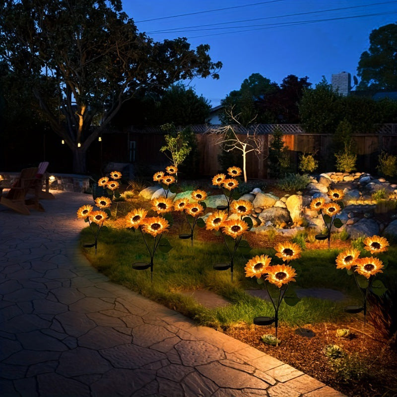 ⏳Limited-time 50% off🌞Solar LED Sunflower Garden Lights-29.6inch/75cm