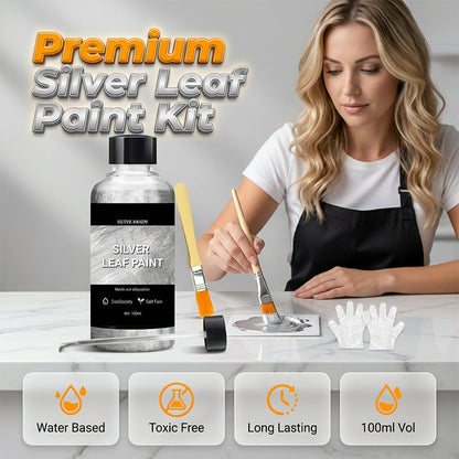 DIY Metallic Silver Paint