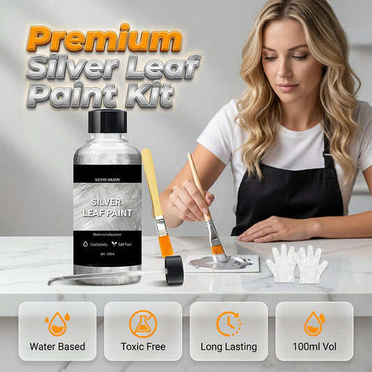 DIY Metallic Silver Paint