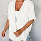 🔥Summer Hot Sale 40％ OFF🏳️‍🌈2026 New Stylish Flowy Short Sleeve Cardigan✈️Buy 2 Free Shipping