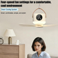 ⏰ Limited-time offer: 50% OFF a rechargeable ceiling fan with LED lights! 🌬️✨