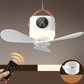⏰ Limited-time offer: 50% OFF a rechargeable ceiling fan with LED lights! 🌬️✨