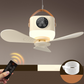 ⏰ Limited-time offer: 50% OFF a rechargeable ceiling fan with LED lights! 🌬️✨