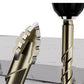 🔧 50% OFF NOW! ⏰ Four-Flute Sawtooth Eccentric Drill Bit 4-PC Set – Cuts through wood, plastic & soft metal – Ideal for drilling at angles or curved holes – durable & fast chip removal 🛠️