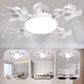 🌀 New ceiling fan light with E27 socket – 2-in-1 quiet LED fan with remote control, energy-efficient combination of cooling and lighting for the home and bedroom