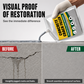🏠50% OFF NOW! Self Leveling Waterproof Concrete Crack Filler Sealant, Fast Repair Crack Resin with Applicator Nozzle & Scraper, Outdoor Indoor Cement Floor Wall Crack Repair Paste