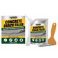 🏠50% OFF NOW! Self Leveling Waterproof Concrete Crack Filler Sealant, Fast Repair Crack Resin with Applicator Nozzle & Scraper, Outdoor Indoor Cement Floor Wall Crack Repair Paste