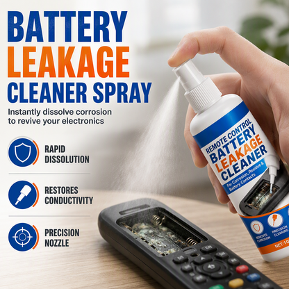 🔋50% OFF NOW! Portable Precision Electronic Contact Cleaner Spray – Battery Leakage Corrosion Remover, Restore Conductivity for Remote Controls, Toys & Household Electronic Battery Contacts