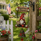 🍄Surprise Price: Only £12.98!!☃️Gnome Welcome Doorbell Outdoor Decor