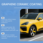 🚗50% OFF NOW! Waterproof Anti‑Scratch Graphene Ceramic Car Coating Kit, High Gloss Paint Surface Protection Liquid, Stain‑Resistant Car Paint Care Set with Application Accessories