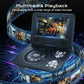 🎬 LIMITED-TIME 50% OFF! ✨ 7.8-Inch Portable DVD/EVD Player with Game Function – Swivel Screen, Rechargeable, Multi-Use 🎮