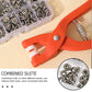 📢🔥BUY MORE SAVE MORE!!🧵 Sew-Free Snap Button Fastener Kit – Fix, Fasten & Customise Fabric Without Stitching, A Handy Kit for Quick Repairs & Craft Projects ✨