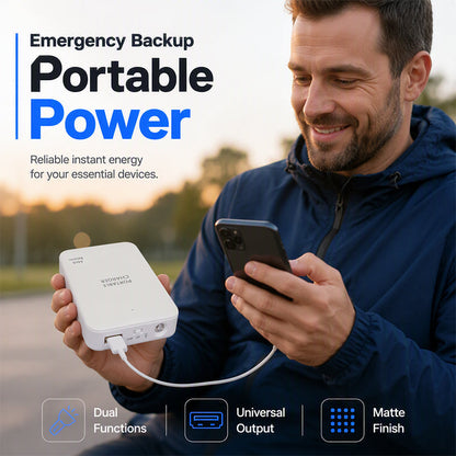 🔋 50% OFF! 🚨 Emergency Power Bank – Fast charging & built-in LED light ✨