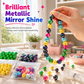 DIY Electroplated Glossy Round Beads Craft Set