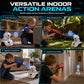 Kids Infrared Laser Battle Toy Gun Set with 2 Mini Pistols and 1 Projector featuring Sound and Light